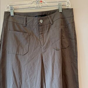 Zanzea Women's Wide Leg Pants - Brown